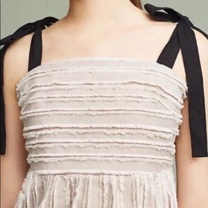 Anthropologie Maeve Soeli Ribbon Tie Strap Top